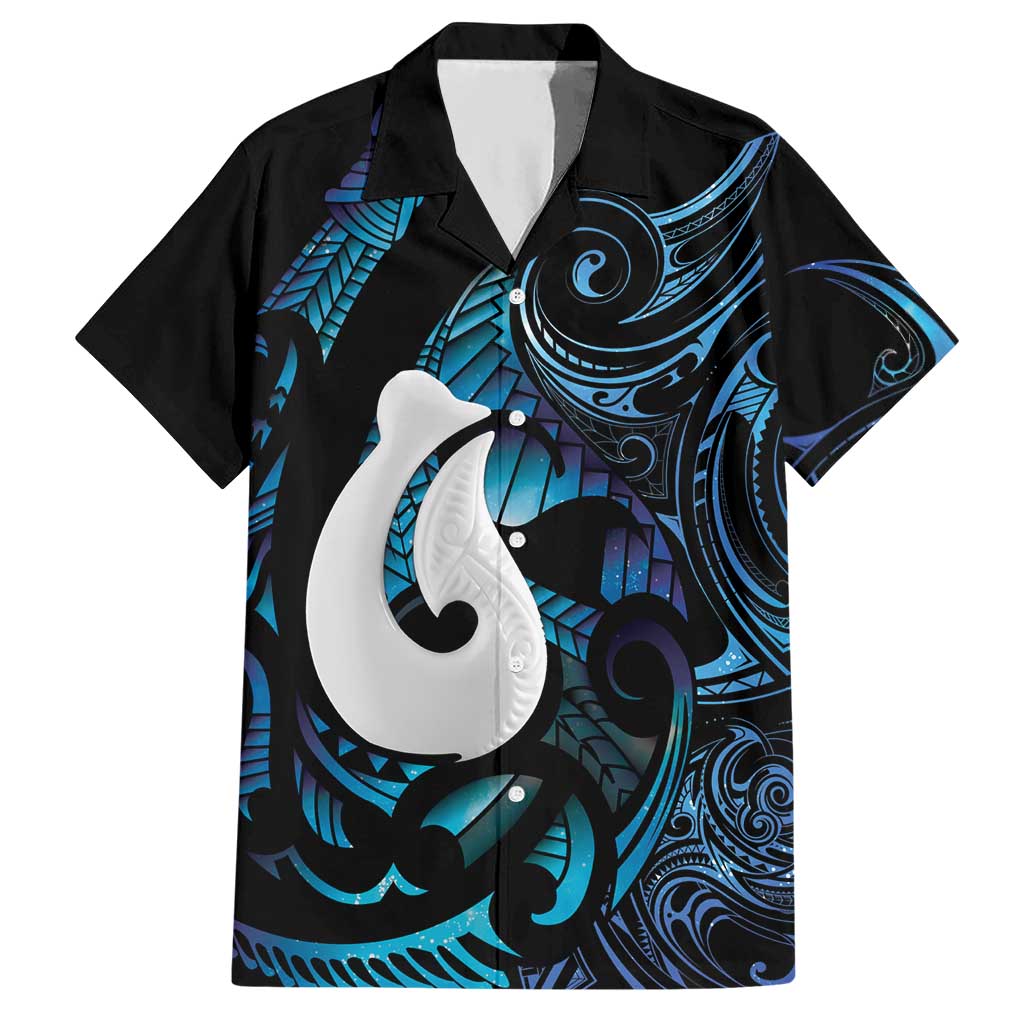Hei Matau New Zealand Matariki Hawaiian Shirt NZ Fish Hook Maori Art LT14 Purple - Polynesian Pride