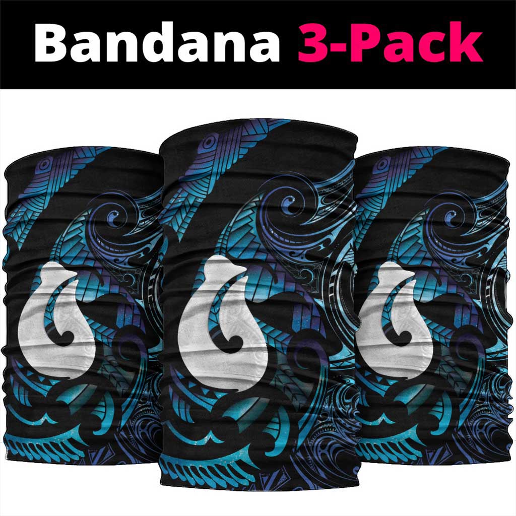 Hei Matau New Zealand Matariki Neck Gaiter NZ Fish Hook Maori Art LT14 package One Size: 25*50cm Purple - Polynesian Pride