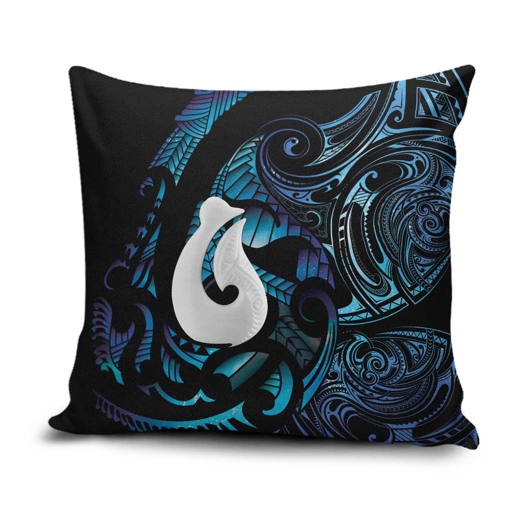 Hei Matau New Zealand Matariki Pillow Cover NZ Fish Hook Maori Art LT14 Purple - Polynesian Pride