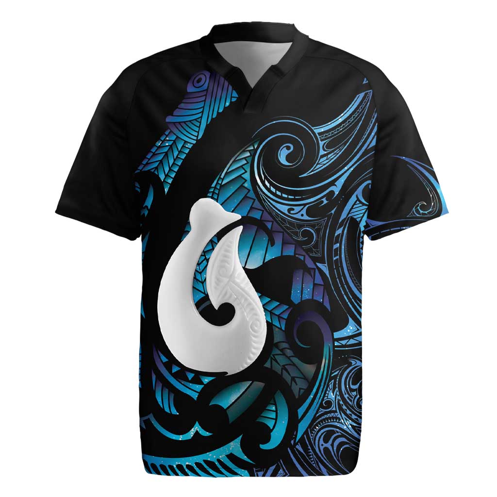 Hei Matau New Zealand Matariki Rugby Jersey NZ Fish Hook Maori Art LT14 Purple - Polynesian Pride