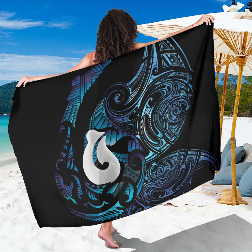 Hei Matau New Zealand Matariki Sarong NZ Fish Hook Maori Art LT14 One Size 44 x 66 inches Purple - Polynesian Pride