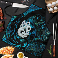 Manaia New Zealand Matariki Apron NZ Paua Shell Maori Art LT14 Turquoise - Polynesian Pride