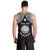 Personalised Marshall Islands Men Tank Top Black Polynesian Tribal Mix Coat Of Arms LT14 - Polynesian Pride