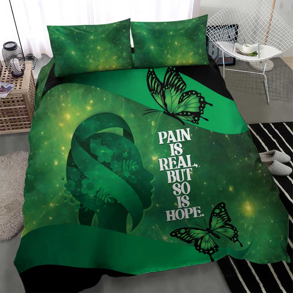World Mental Health Awareness Month Bedding Set Warriors Brave Strong Galaxy Vibes LT14 - Polynesian Pride
