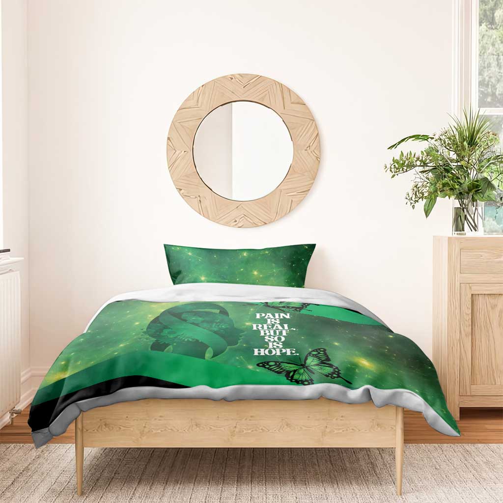 World Mental Health Awareness Month Bedding Set Warriors Brave Strong Galaxy Vibes LT14 - Polynesian Pride