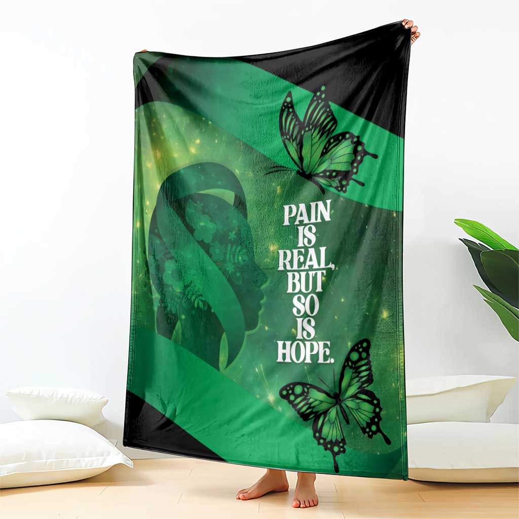 World Mental Health Awareness Month Blanket Warriors Brave Strong Galaxy Vibes LT14 - Polynesian Pride