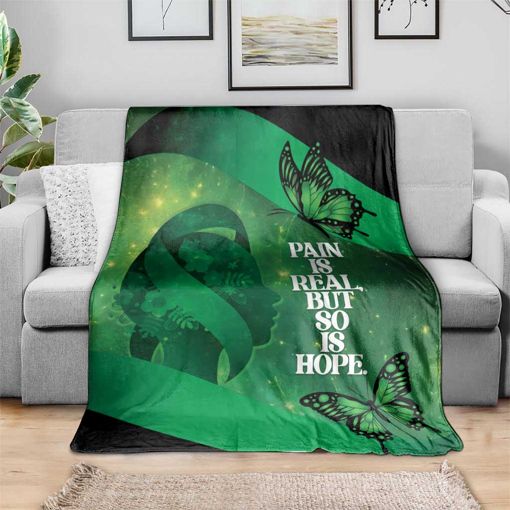 World Mental Health Awareness Month Blanket Warriors Brave Strong Galaxy Vibes LT14 - Polynesian Pride