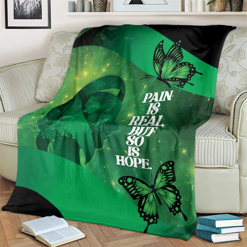 World Mental Health Awareness Month Blanket Warriors Brave Strong Galaxy Vibes LT14 - Polynesian Pride