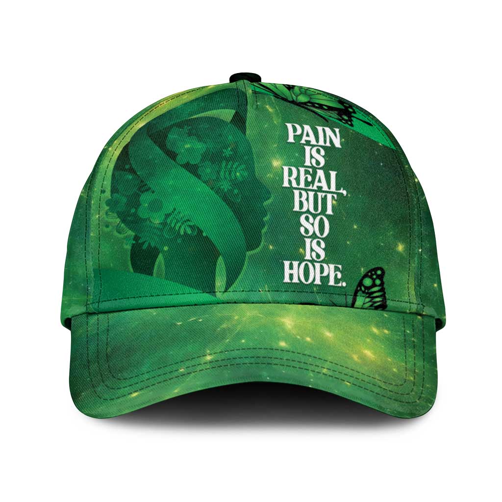 World Mental Health Awareness Month Classic Cap Warriors Brave Strong Galaxy Vibes LT14 Universal Fit Green - Polynesian Pride