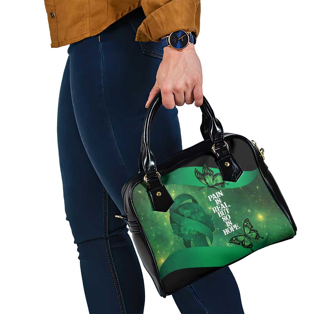 World Mental Health Awareness Month Shoulder Handbag Warriors Brave Strong Galaxy Vibes LT14 - Polynesian Pride