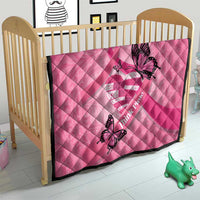 Polynesia Breast Cancer Awareness Month Quilt Pink Ribbon Mix Butterflies LT14 - Polynesian Pride