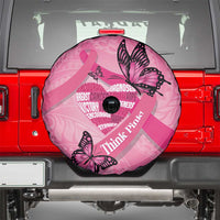 Polynesia Breast Cancer Awareness Month Spare Tire Cover Pink Ribbon Mix Butterflies LT14 - Polynesian Pride