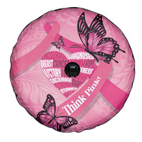 Polynesia Breast Cancer Awareness Month Spare Tire Cover Pink Ribbon Mix Butterflies LT14 - Polynesian Pride