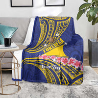 Personalised Tokelau Tokehega Day Blanket Tokelauan Tatau Flag Color LT14 - Polynesian Pride