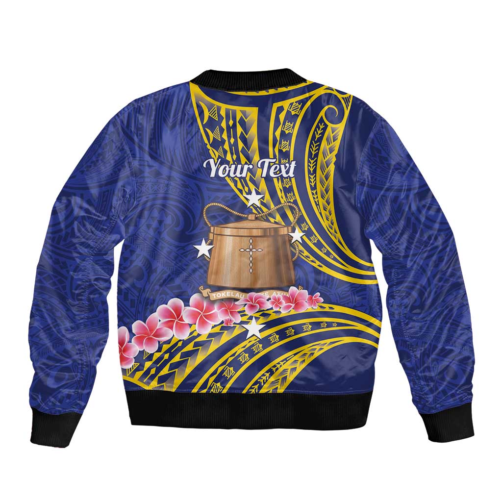 Personalised Tokelau Tokehega Day Bomber Jacket Tokelauan Tatau Flag Color LT14 - Polynesian Pride