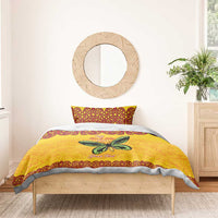 Personalised Tufi Tapa and Tattoo Festival Bedding Set PNG Oro Butterfly Tapa Pattern LT14 - Polynesian Pride