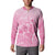 Personalised Polynesia Breast Cancer Awareness Button Sweatshirt No One Fights Alone Turtle Ribbon - Pink Version