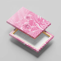 Personalised Polynesia Breast Cancer Awareness Canvas Wall Art No One Fights Alone Turtle Ribbon - Pink Version LT14 - Polynesian Pride