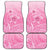 Personalised Polynesia Breast Cancer Awareness Car Mats No One Fights Alone Turtle Ribbon - Pink Version