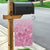 Personalised Polynesia Breast Cancer Awareness Garden Flag No One Fights Alone Turtle Ribbon - Pink Version