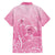 Personalised Polynesia Breast Cancer Awareness Hawaiian Shirt No One Fights Alone Turtle Ribbon - Pink Version