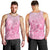 Personalised Polynesia Breast Cancer Awareness Men Tank Top No One Fights Alone Turtle Ribbon - Pink Version