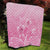 Personalised Polynesia Breast Cancer Awareness Quilt No One Fights Alone Turtle Ribbon - Pink Version