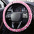 Polynesia Breast Cancer Awareness Steering Wheel Cover No One Fights Alone Turtle Ribbon - Pink Version