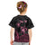 Personalised Polynesia Breast Cancer Awareness Kid T Shirt No One Fights Alone Turtle Ribbon - Black Version