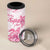 Personalised Polynesia Breast Cancer Awareness 4 in 1 Can Cooler Tumbler No One Fights Alone Turtle Ribbon - White Version