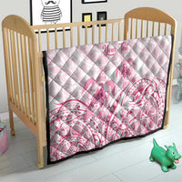 Personalised Polynesia Breast Cancer Awareness Quilt No One Fights Alone Turtle Ribbon - White Version LT14 - Polynesian Pride