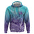 Polynesia Suicide Prevention Month Hoodie Butterfly Purple And Teal Ribbon Tomorrow Needs You