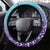 Polynesia Suicide Prevention Month Steering Wheel Cover Butterfly Purple And Teal Ribbon Tomorrow Needs You