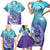 Personalised New Zealand Suicide Prevention Month Family Matching Short Sleeve Bodycon Dress and Hawaiian Shirt You Matter NZ Fern With Maori Koru Lizard