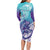 Personalised New Zealand Suicide Prevention Month Long Sleeve Bodycon Dress You Matter NZ Fern With Maori Koru Lizard