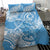 Personalised New Zealand Autism Awareness Bedding Set NZ Fern With Maori Koru Lizard