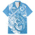 Personalised New Zealand Autism Awareness Family Matching Puletasi and Hawaiian Shirt NZ Fern With Maori Koru Lizard