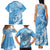 Personalised New Zealand Autism Awareness Family Matching Tank Maxi Dress and Hawaiian Shirt NZ Fern With Maori Koru Lizard