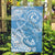 Personalised New Zealand Autism Awareness Garden Flag NZ Fern With Maori Koru Lizard