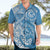 Personalised New Zealand Autism Awareness Hawaiian Shirt NZ Fern With Maori Koru Lizard