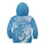 Personalised New Zealand Autism Awareness Kid Hoodie NZ Fern With Maori Koru Lizard