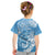 Personalised New Zealand Autism Awareness Kid T Shirt NZ Fern With Maori Koru Lizard