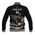 Custom New Zealand Silver Fern Rugby Baseball Jacket 2024 Aotearoa Maori Mascot Go All Black