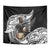 Custom New Zealand Silver Fern Rugby Tapestry 2024 Aotearoa Maori Mascot Go All Black