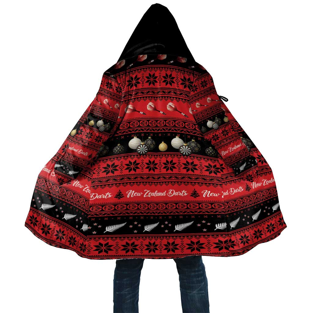 New Zealand Darts Christmas Cloak Merry Xmas Aotearoa Maori Red LT14 Unisex Red - Polynesian Pride