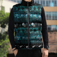 New Zealand Darts Christmas Sleeveless Puffer Jacket Merry Xmas Aotearoa Maori Paua Shell LT14 - Polynesian Pride