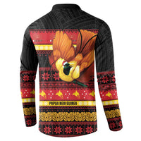Papua New Guinea Christmas Button Sweatshirt Bikpela hamamas blong dispela Krismas LT14 - Polynesian Pride