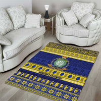 Niue Christmas Area Rug Monuina e Kilisimasi Hiapo Motifs LT14 - Polynesian Pride