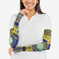 Niue Christmas Arm Sleeves Monuina e Kilisimasi Hiapo Motifs LT14 - Polynesian Pride