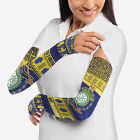 Niue Christmas Arm Sleeves Monuina e Kilisimasi Hiapo Motifs LT14 - Polynesian Pride